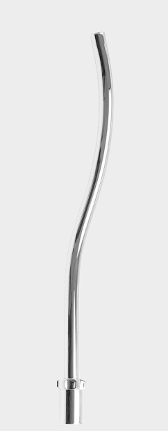 [CAB-9083-09-ss] Cánula de aspiración universal curva