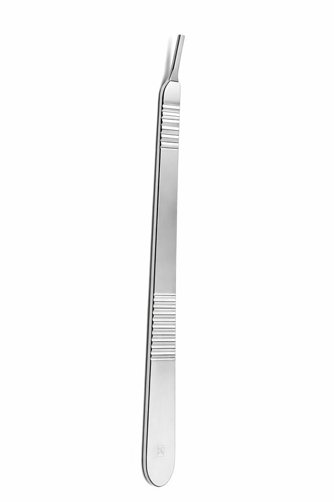 [SHA-8006-08-ss] Mango de bisturí n.° 3 XL angulado 12²