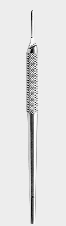 [SHA-8008-13-ss] Mango de bisturí redondo fig. 3 R 14,5 cm