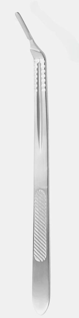 [SHA-8016-03-ss] Mango de bisturí n.° 4LA acodado 21 cm