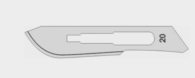 [SBL-8031-00-ss] Hoja de bisturí estéril fig. 20