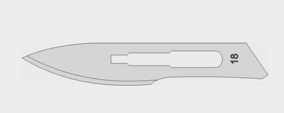 [SDI-8043-00-ss] Bisturí desechable estéril fig.18