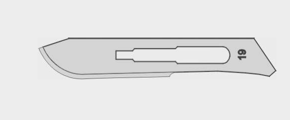 Bisturí desechable estéril fig.19