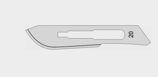 [SDI-8045-00-ss] Bisturí desechable estéril fig.20