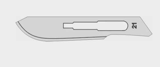 Bisturí desechable estéril fig.21