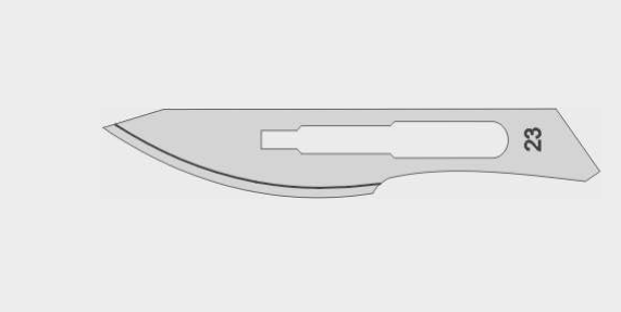 Bisturí desechable estéril fig.23