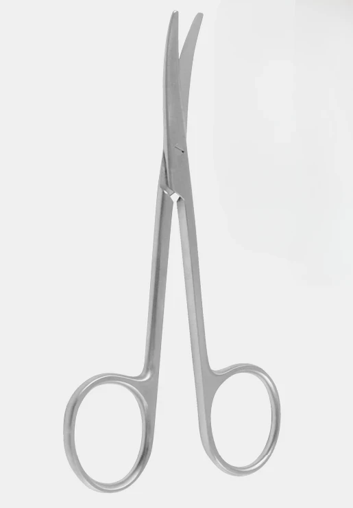Tijeras enucleat curva fuerte 12,5 cm