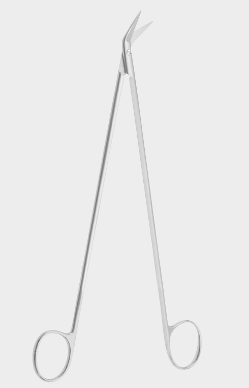 [DVA-9500-23-tc] Tijeras vasculares DEBAKEY 45° 22,5 cm TC