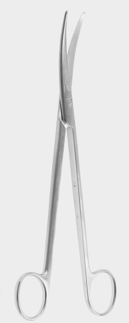 [SUT-9517-21-ss] Tijeras de útero SIMS curvas bl./bl.