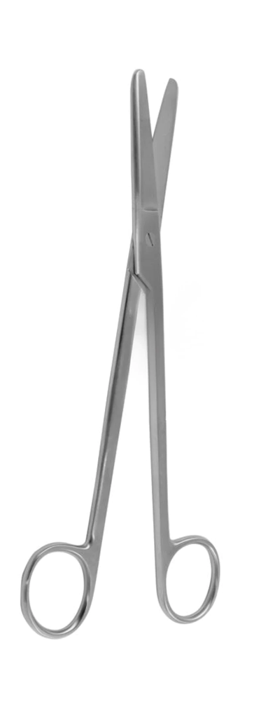 [SUT-9518-20-ss] Tijeras para útero SIMS rectas bl./bl.