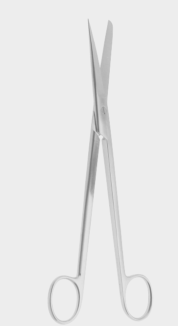Tijeras para útero SIMS rectas sh/bl.