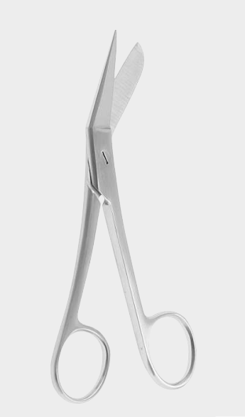 Tijeras de episiotomía BARNES 12,5 cm