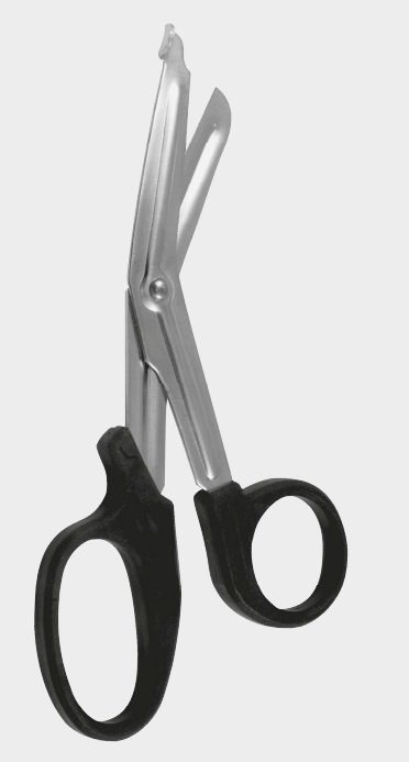 Tijeras universales para vendajes negras de 18 cm