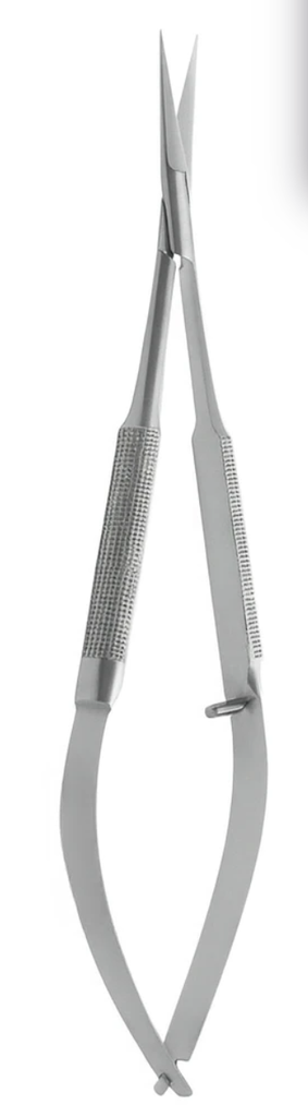 Microtijeras ginecológicas ø 8mm 18cm cvd.