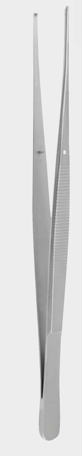 [PSM-9848-25-ss] Pinzas POTTS SMITH 1x2 dientes 25 cm