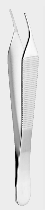 Pinzas ADSON dentadas ang. 12cm
