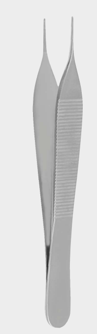 Pinzas micro ADSON dentadas de 12 cm