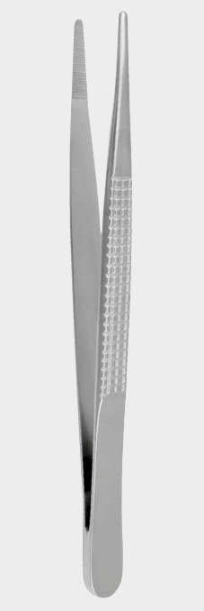 Pinzas BONNEY dentadas cruzadas 17,5 cm TC