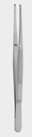 Pinza SEMKEN 2x3 dientes 12,5 cm