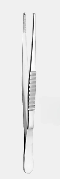 [SMO-10052-18-ss] Estrasburgo mod. fórceps serr. 1x2 t.18cm