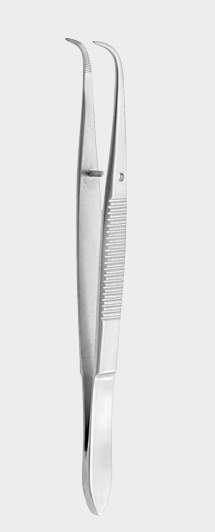 [FDE-10075-10-ss] Pinzas delicadas fuertemente cvd. 10 cm