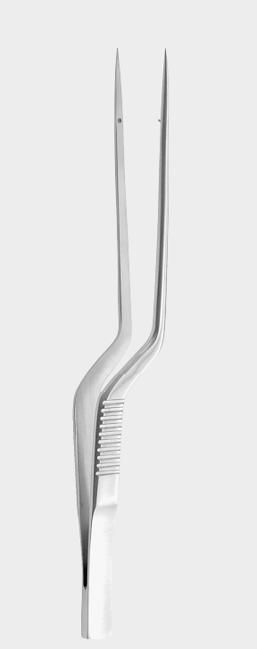 [FMI-10219-01-ss] Pinza micro bayoneta punta 18,5 cm