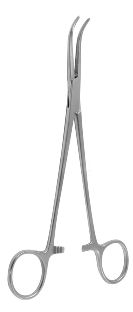 [HHD-10368-20-ss] Pinzas hemostáticas HEISS con curvatura de tensión