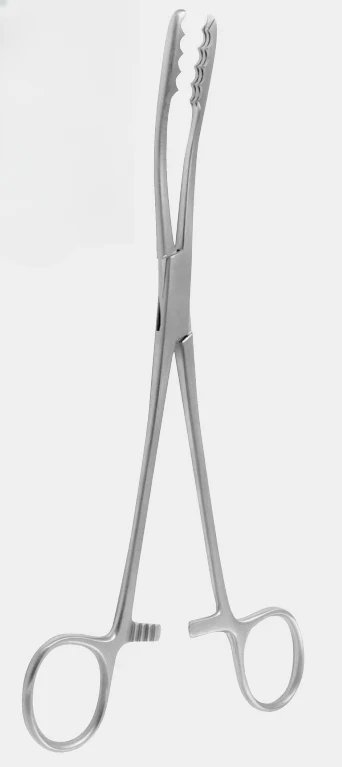 Pinzas para hisopos ULRICH de 18 cm curvas