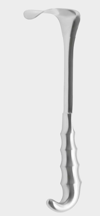 [KGR-7030-76-ss] Retractor de agarre KELLY 64x76 mm 26 cm