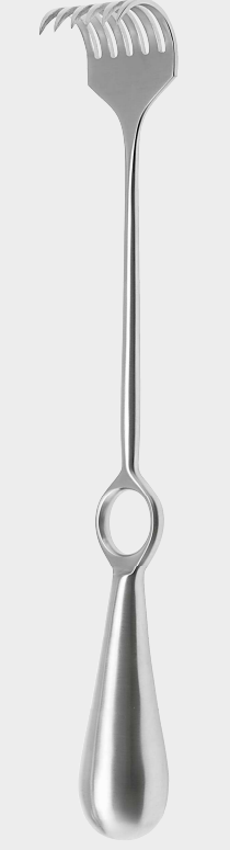 Retractor KRASKY de 28 cm afilado