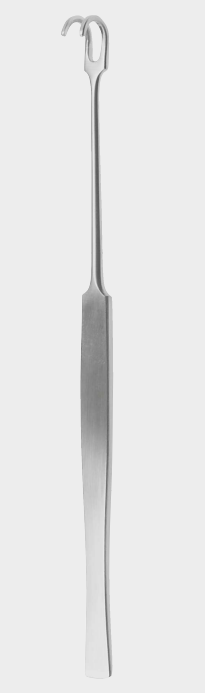 [RDO-11341-02-ss] Retractor doble gancho romo 18 cm