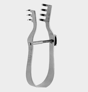 [FMO-11523-07-ss] Retractor FINSEN modif. romo 3x4 pr.7cm
