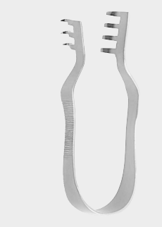 Retractor FINSEN romo 3x4 dientes 7 cm