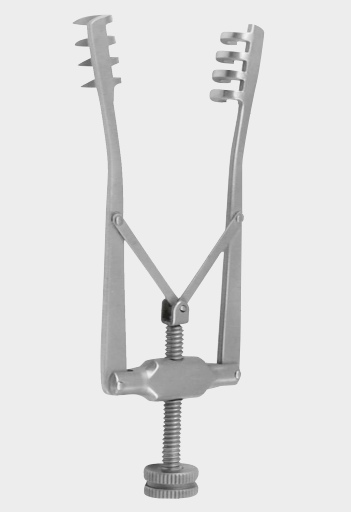 Retractor ALLPORT puntas afiladas 4x4 t.