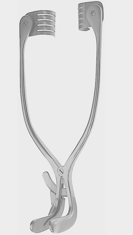 [JGO-11539-19-ss] Separador de bocio JACKSON 5x5 dientes 19 cm