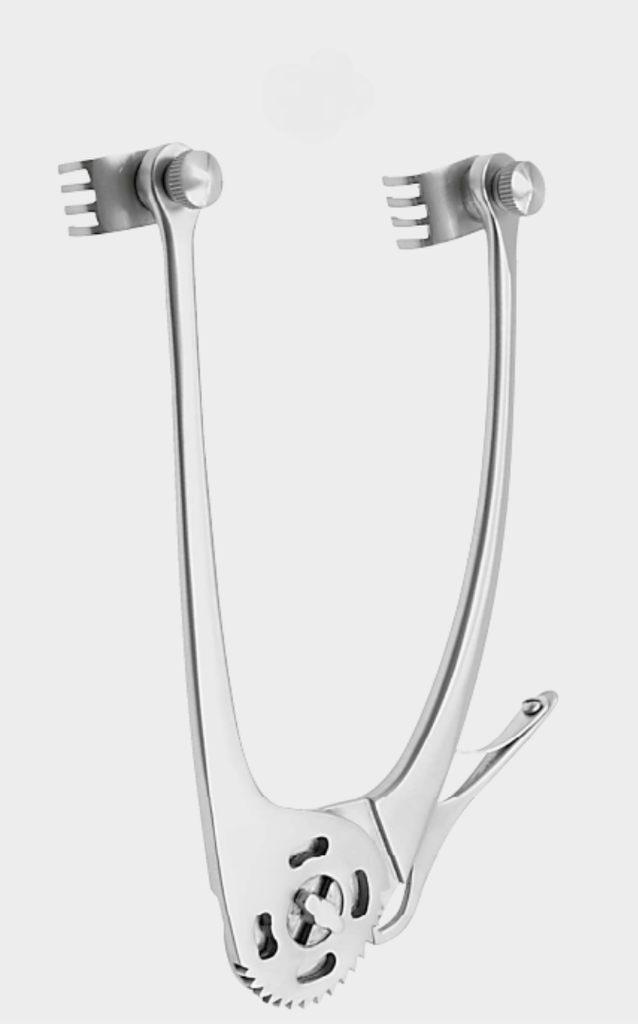 Retractor de bocio KOCHER afilado