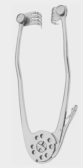 Retractor de bocio CROTTI afilado