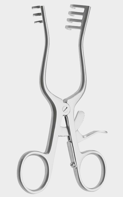 Retractor WEITLANER afilado profundo 13 cm