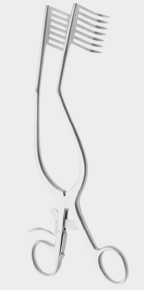 [MCF-11578-22-ss] MISKIMON cerebelo retr.afilado 22 cm