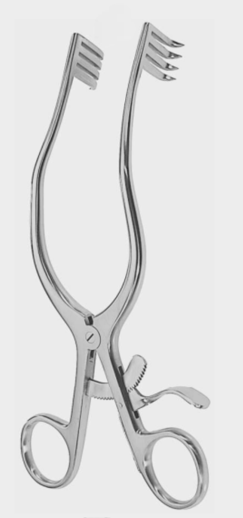 [AAD-11579-20-ss] Retractor ANDERSON ADSON 4x4pr