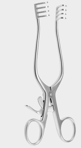 Retractor IRWIN afilado de 17 cm