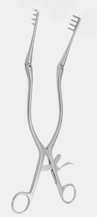Retractor BECKMANN 31 cm semi-afilado