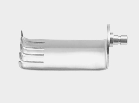 [CTC-11689-60-ss] Hoja de titanio CASPAR medial 60x25 mm