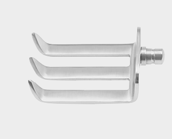 Gancho CASPAR de 3 puntas, 40 x 37 mm