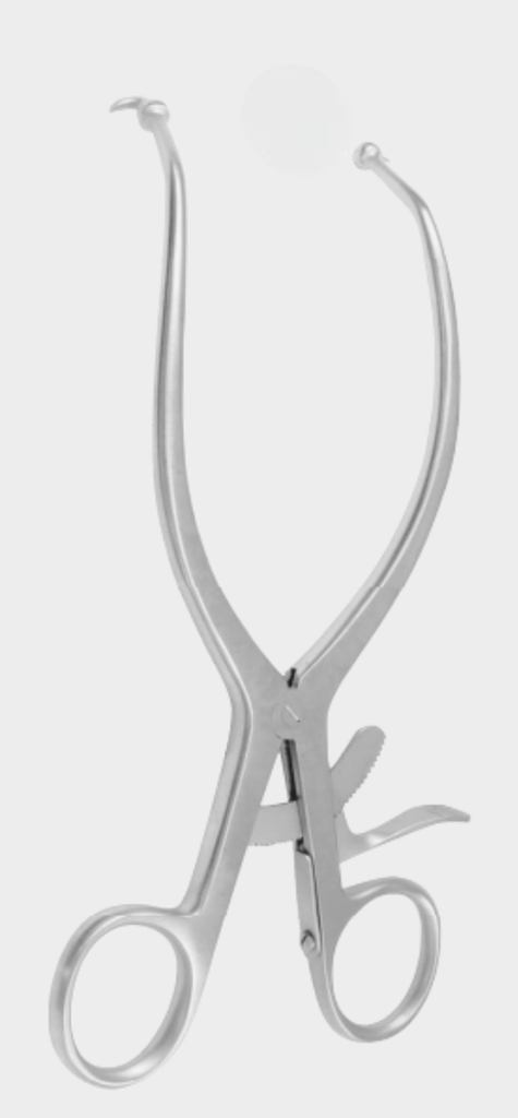 Retractor perineal GELPI con tope 18 cm
