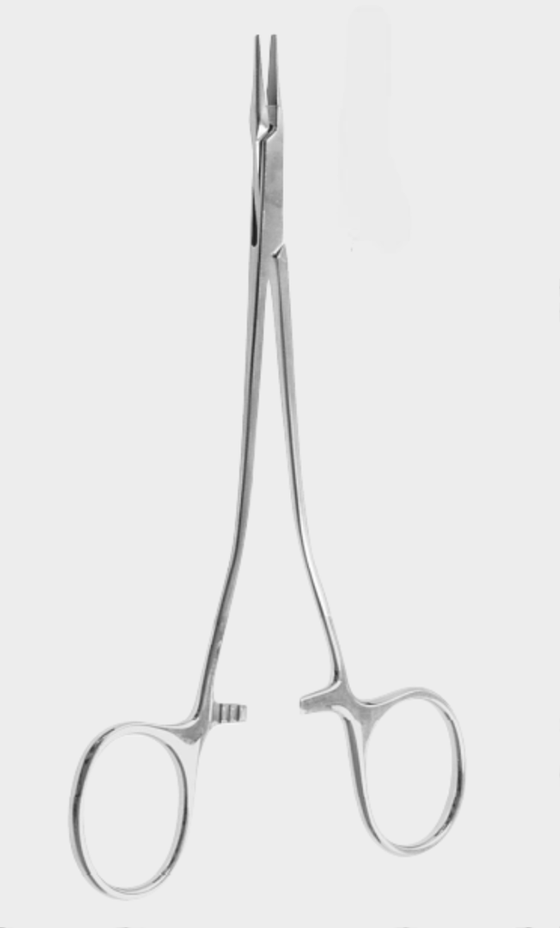 Sujeción de aguja vascular HEGAR. 23 cm TC