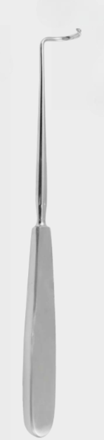 [DNF-12420-24-ss] Aguja DESCHAMPS afilada izquierda 24 cm