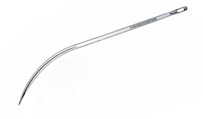 Aguja post mortem, ojo liso, fig. 2