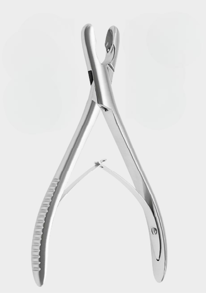 [LRO-12690-17-ss] Pinzas gubias LUER talladas de 17 cm