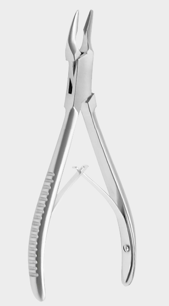 Pinzas gubias para huesos BEYER de 3 mm y 17 cm